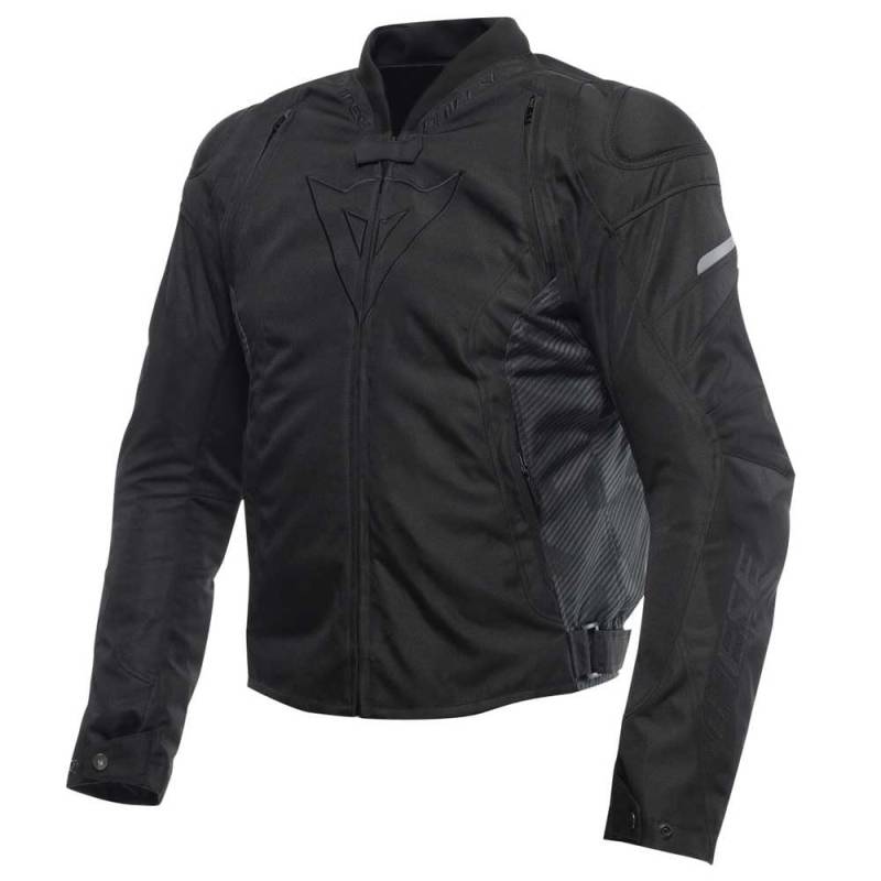 Dainese - Avro 5 Tex Jacket, Stoff-Motorradjacke mit Schulterprotektoren, Mann, Schwarz/Schwarz/Schwarz, 52 von Dainese