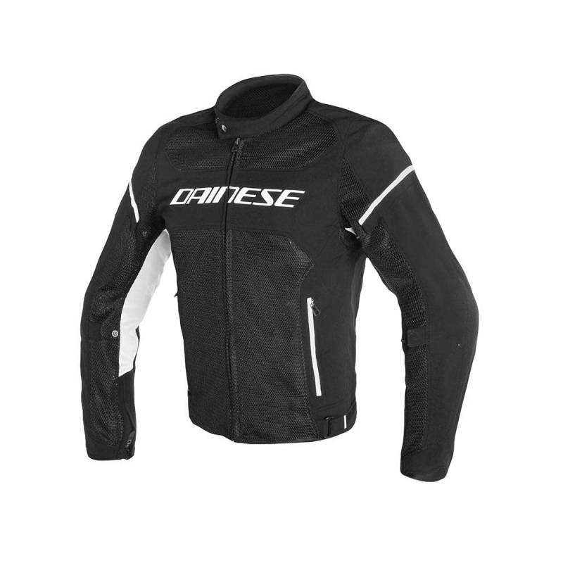 Dainese 173519694856 Motorrad-Jacke, Schwarz/Schwarz/Weiß, Größe 56 von Dainese