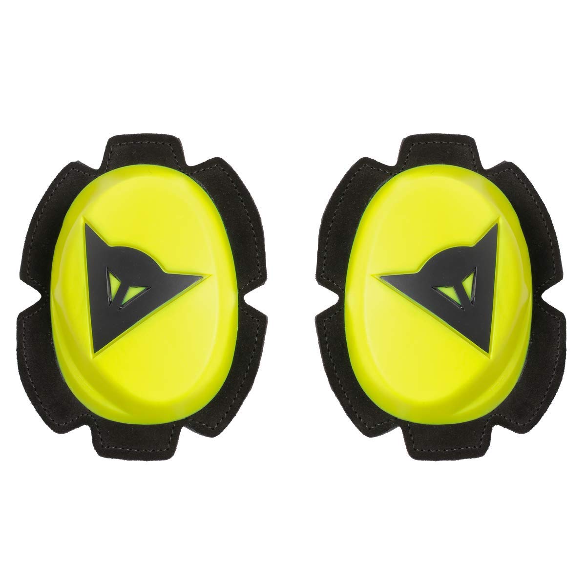 Dainese - Pista Knee Slider, Polyurethan-Motorradknie, Motorrad-Knieschoner, Gleichmäßiger Kontakt mit Piste und Asphalt, Motorrad-Schieber mit Klettverschluss, Gelb Fluo/Schwarz Dainese - Pista Knee Slider, Polyurethan-Motorradknie, Motorrad-Knieschoner, Gleichmäßiger Kontakt mit Piste und Asphalt, Motorrad-Schieber mit Klettverschluss, Gelb Fluo/Schwarz von Dainese