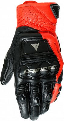 Dainese 4 Stroke 2, Handschuhe - Schwarz/Neon-Rot - 3XL von Dainese