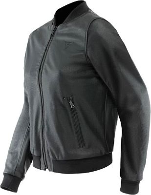 Dainese Accento, Lederjacke perforiert Damen - Schwarz - 42 von Dainese