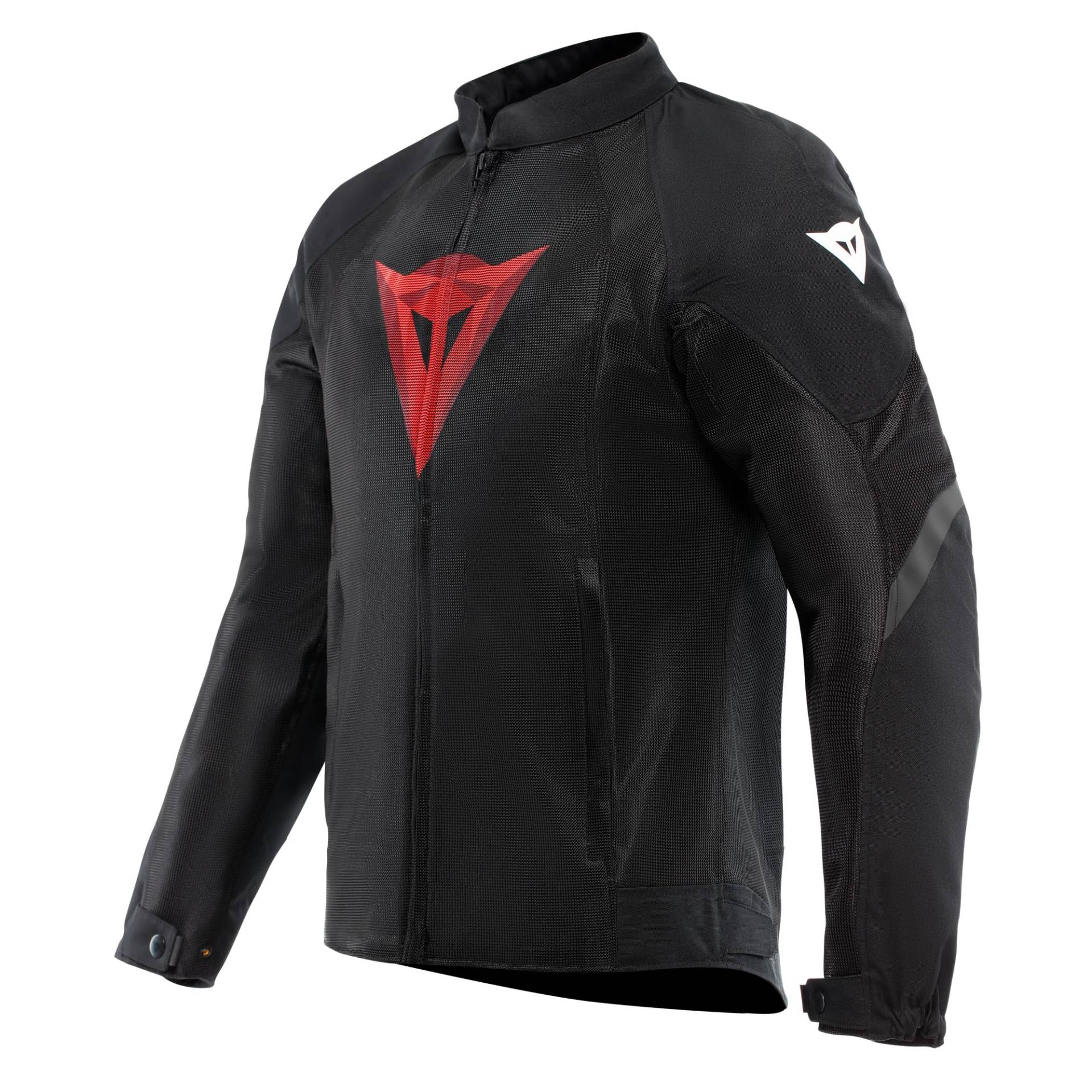 Dainese - Air Graphics Tex Jacket, Sommer Motorradjacke, belüftet und leicht, mit weichen Protektoren an Schultern und Ellenbogen, Mann, Schwarz/Rot Diamant, 50 Dainese - Air Graphics Tex Jacket, Sommer Motorradjacke, belüftet und leicht, mit weichen Protektoren an Schultern und Ellenbogen, Mann, Schwarz/Rot Diamant, 50 von Dainese