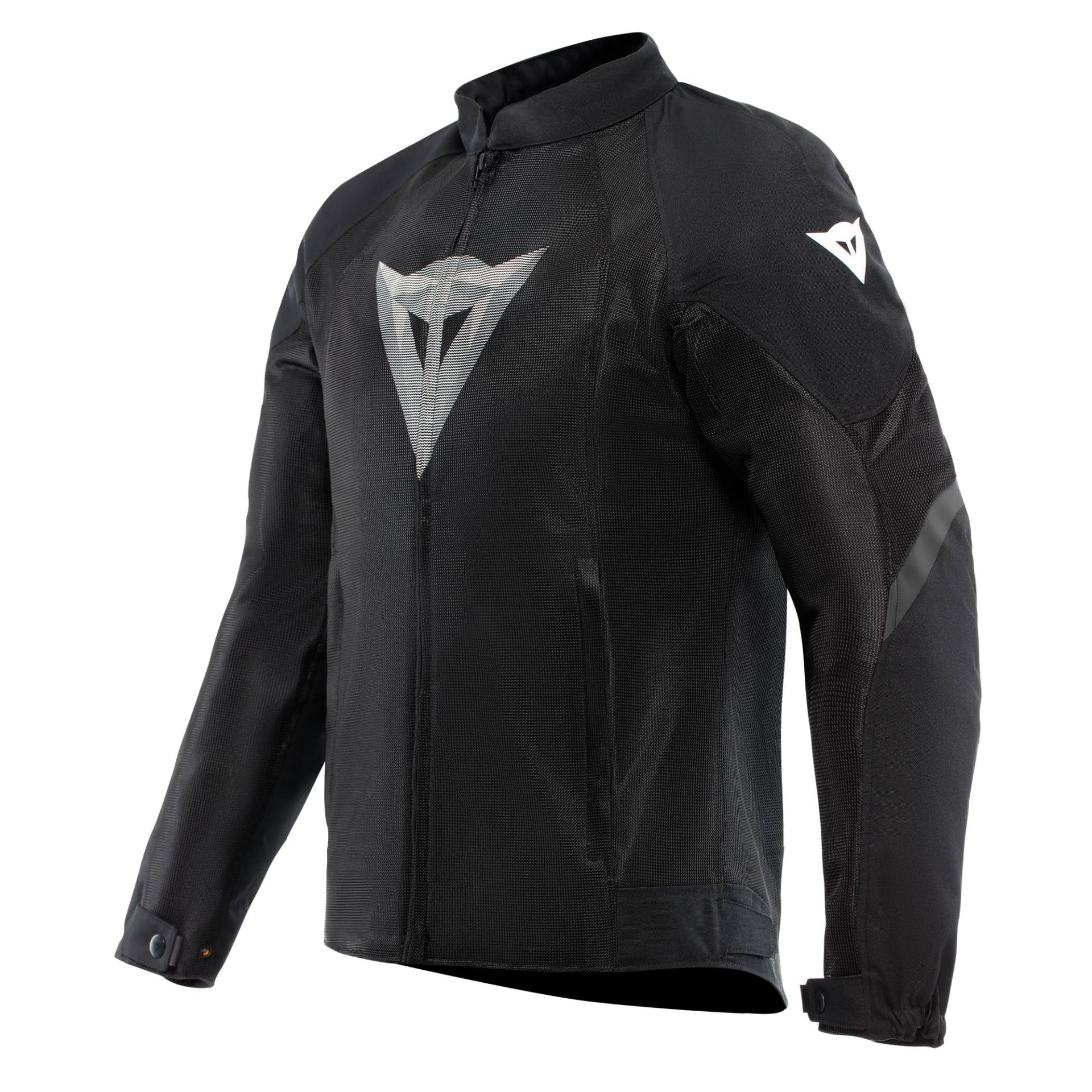 Dainese - Air Graphics Tex Jacket, Sommer Motorradjacke, belüftet und leicht, mit weichen Protektoren an Schultern und Ellenbogen, Mann, Schwarz/Weiß Diamant, 60 Dainese - Air Graphics Tex Jacket, Sommer Motorradjacke, belüftet und leicht, mit weichen Protektoren an Schultern und Ellenbogen, Mann, Schwarz/Weiß Diamant, 60 von Dainese