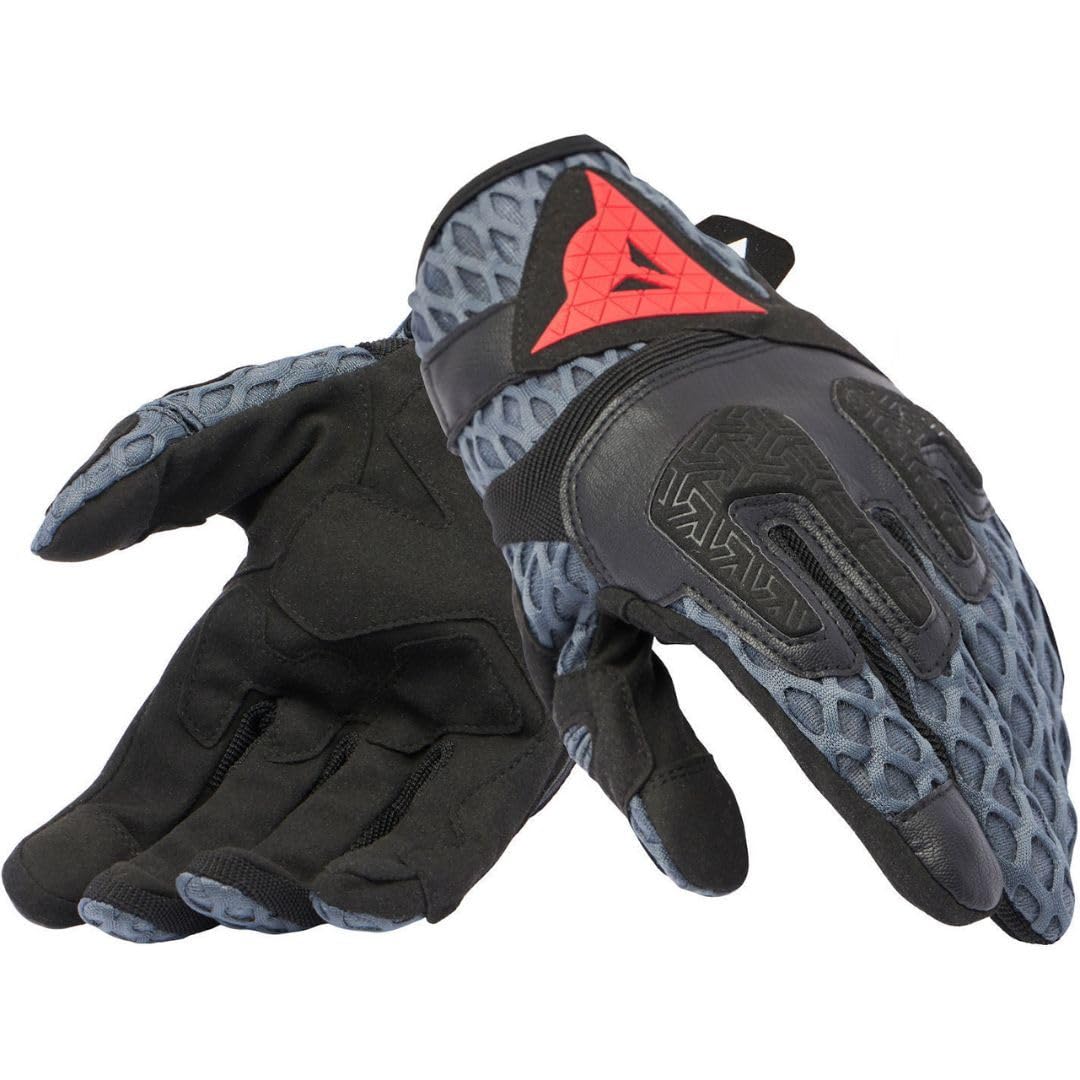 Dainese - Air-Maze Unisex Gloves, Sommer-Motorradhandschuhe, Mesh-Gewebe, Knöchelschutz, Touchscreen, für Männer und Frauen, Schwarz/Eisengrau, M Dainese - Air-Maze Unisex Gloves, Sommer-Motorradhandschuhe, Mesh-Gewebe, Knöchelschutz, Touchscreen, für Männer und Frauen, Schwarz/Eisengrau, M von Dainese