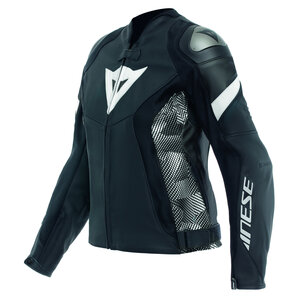 Dainese Avro 5 Damen Lederjacke Schwarz Weiss Dainese Avro 5 Damen Lederjacke Schwarz Weiss von Dainese