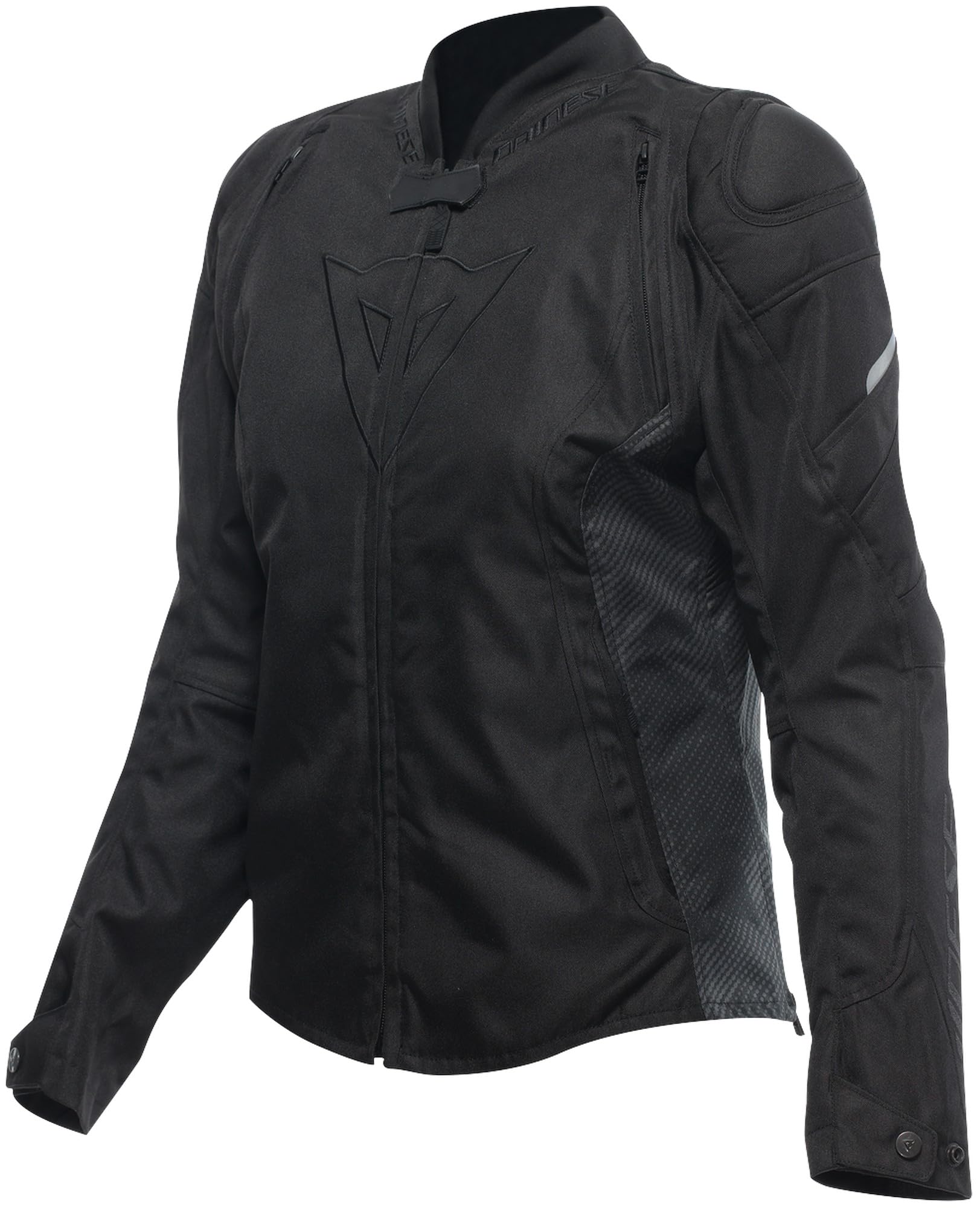 Dainese - Avro 5 Tex Jacket Wmn, Textil-Motorradjacke, mit Protektoren, Frau, Schwarz/Schwarz/Schwarz, 50 von Dainese