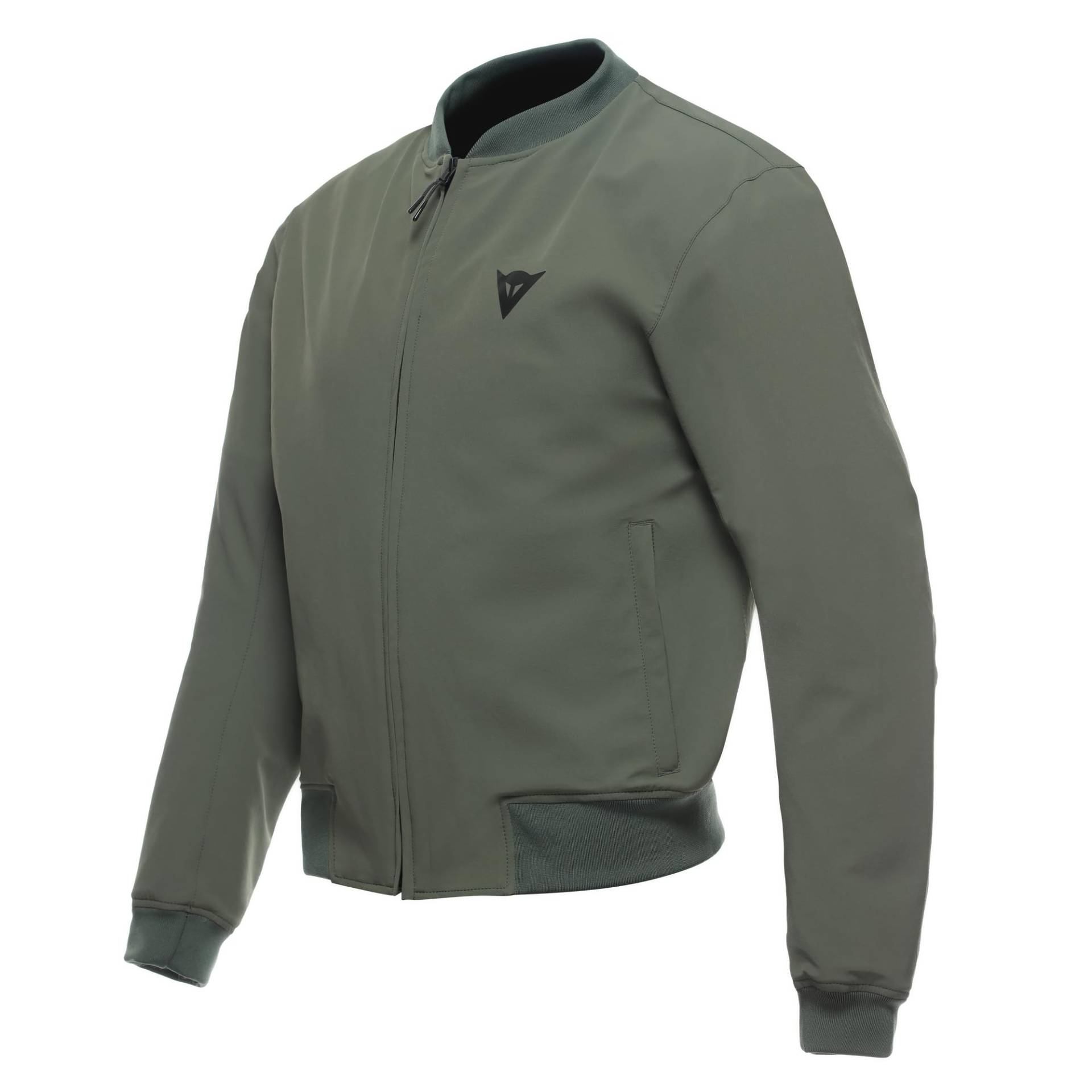 Dainese - Bhyde No Wind Tex Jacket, Motorrad Bomberjacke, Winddichtes Und Wasserabweisendes Material, Weiche Schulter Und Ellbogenprotektoren, Motorradjacke Für Herren, Grün, 62 Dainese - Bhyde No Wind Tex Jacket, Motorrad Bomberjacke, Winddichtes Und Wasserabweisendes Material, Weiche Schulter Und Ellbogenprotektoren, Motorradjacke Für Herren, Grün, 62 von Dainese