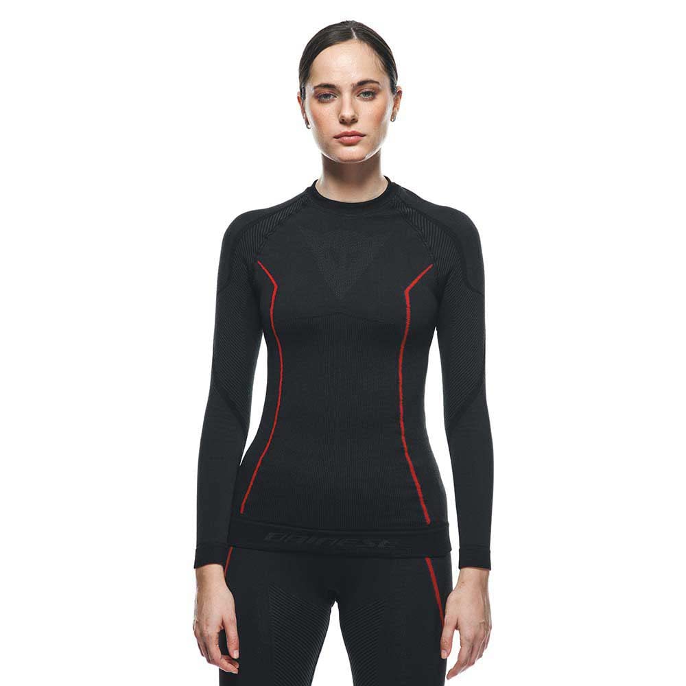 Dainese Damen Thermo LS Lady Baselayer-Shirt, Schwarz/Rot, L/XL Dainese Damen Thermo LS Lady Baselayer-Shirt, Schwarz/Rot, L/XL von Dainese