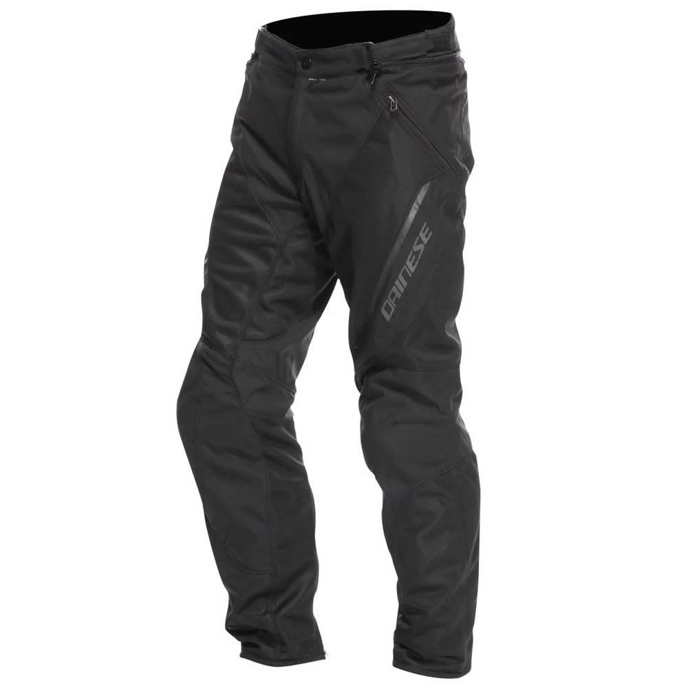 Dainese - Drake 2 Super Air Tex Pants, Mesh-Motorradhose, belüftet und leicht, mit abnehmbaren Protektoren, Mann, Schwarz/Schwarz, 64 Dainese - Drake 2 Super Air Tex Pants, Mesh-Motorradhose, belüftet und leicht, mit abnehmbaren Protektoren, Mann, Schwarz/Schwarz, 64 von Dainese