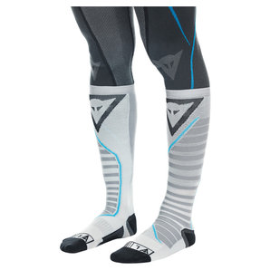 Dainese Dry Long Socks, Motorradsocken Schwarz Blau Grau von Dainese