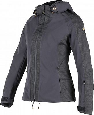 Dainese Epaule, Textiljacke D-Dry Damen - Schwarz/Grau - XL von Dainese