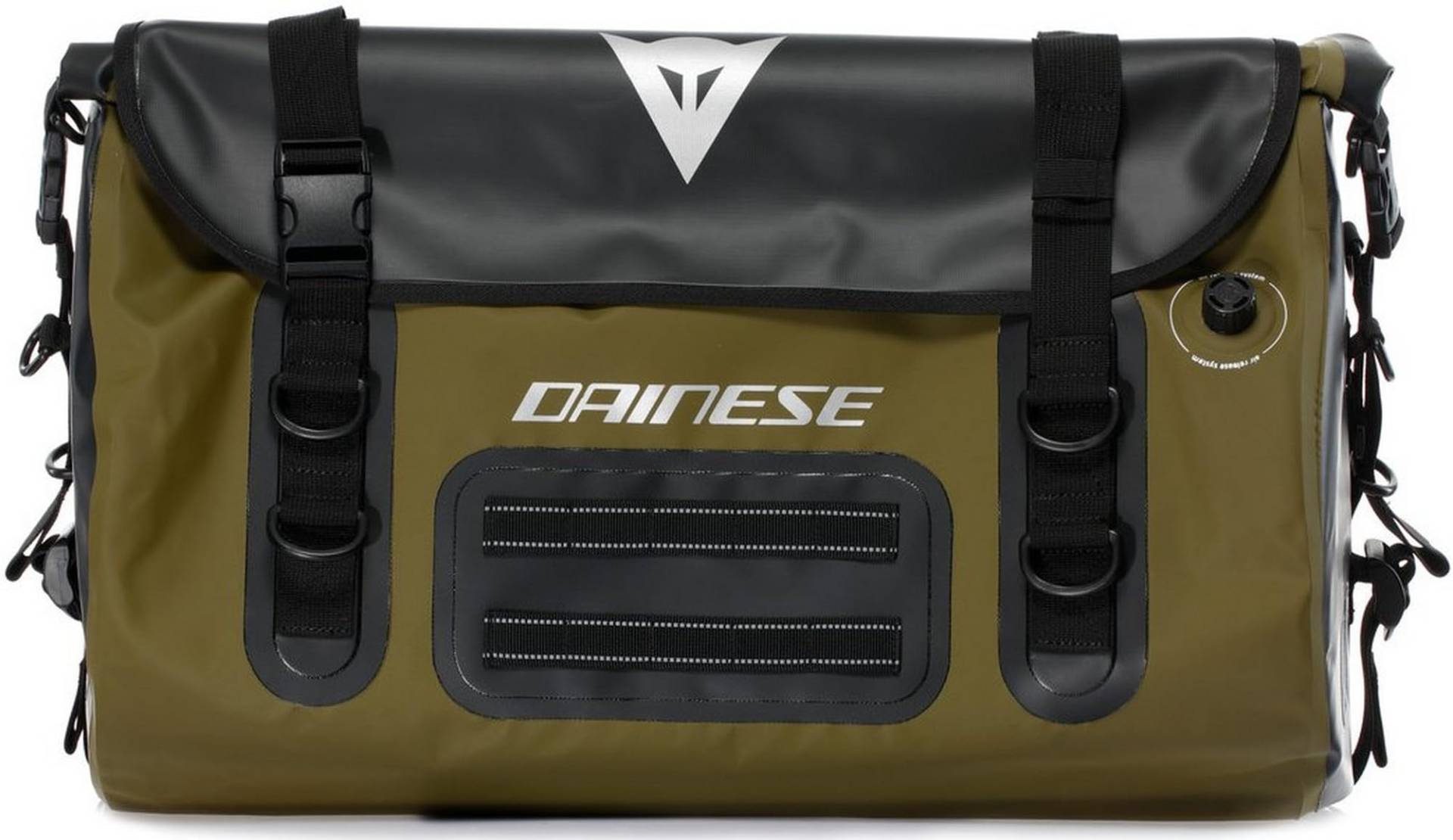 Dainese - Explorer Wp Duffel Bag 60L, Travel Duffel, PVC, wasserdicht, Motorrad-Reisetasche, für Männer und Frauen, Schwarz/Grün, N von Dainese