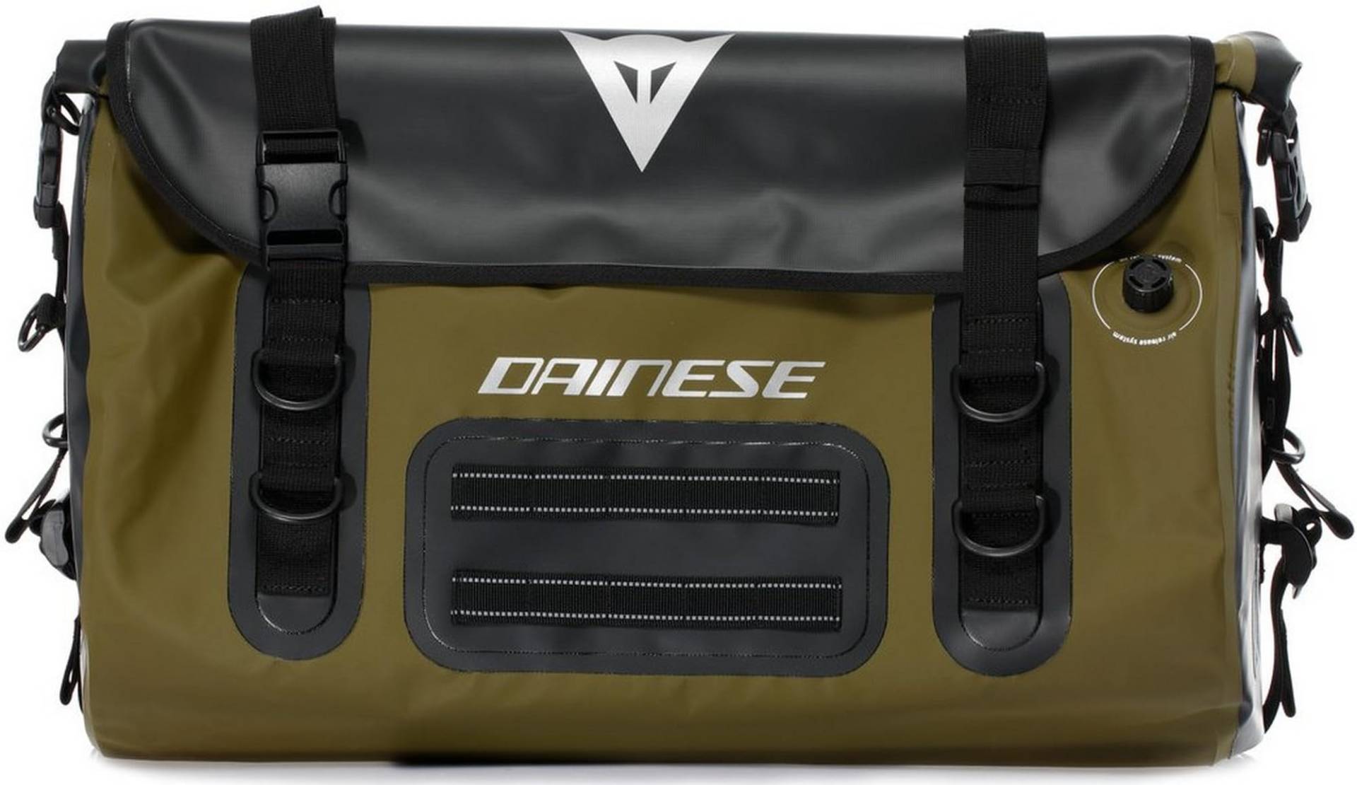 Dainese - Explorer Wp Duffel Bag 60L, Travel Duffel, PVC, wasserdicht, Motorrad-Reisetasche, für Männer und Frauen, Schwarz/Grün, N Dainese - Explorer Wp Duffel Bag 60L, Travel Duffel, PVC, wasserdicht, Motorrad-Reisetasche, für Männer und Frauen, Schwarz/Grün, N von Dainese