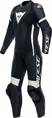 Dainese Grobnik, Lederkombi 1tlg. perforiert Damen - Schwarz/Schwarz/Weiß - 54 von Dainese