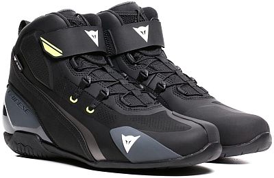 Dainese Herian D-WP, Schuhe wasserdicht - Schwarz/Weiß/Neon-Gelb - 40 EU von Dainese