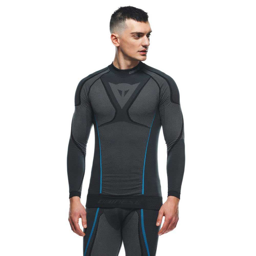 Dainese Herren Dry LS Baselayer-Shirt, Schwarz/Blau, XS/S Dainese Herren Dry LS Baselayer-Shirt, Schwarz/Blau, XS/S von Dainese