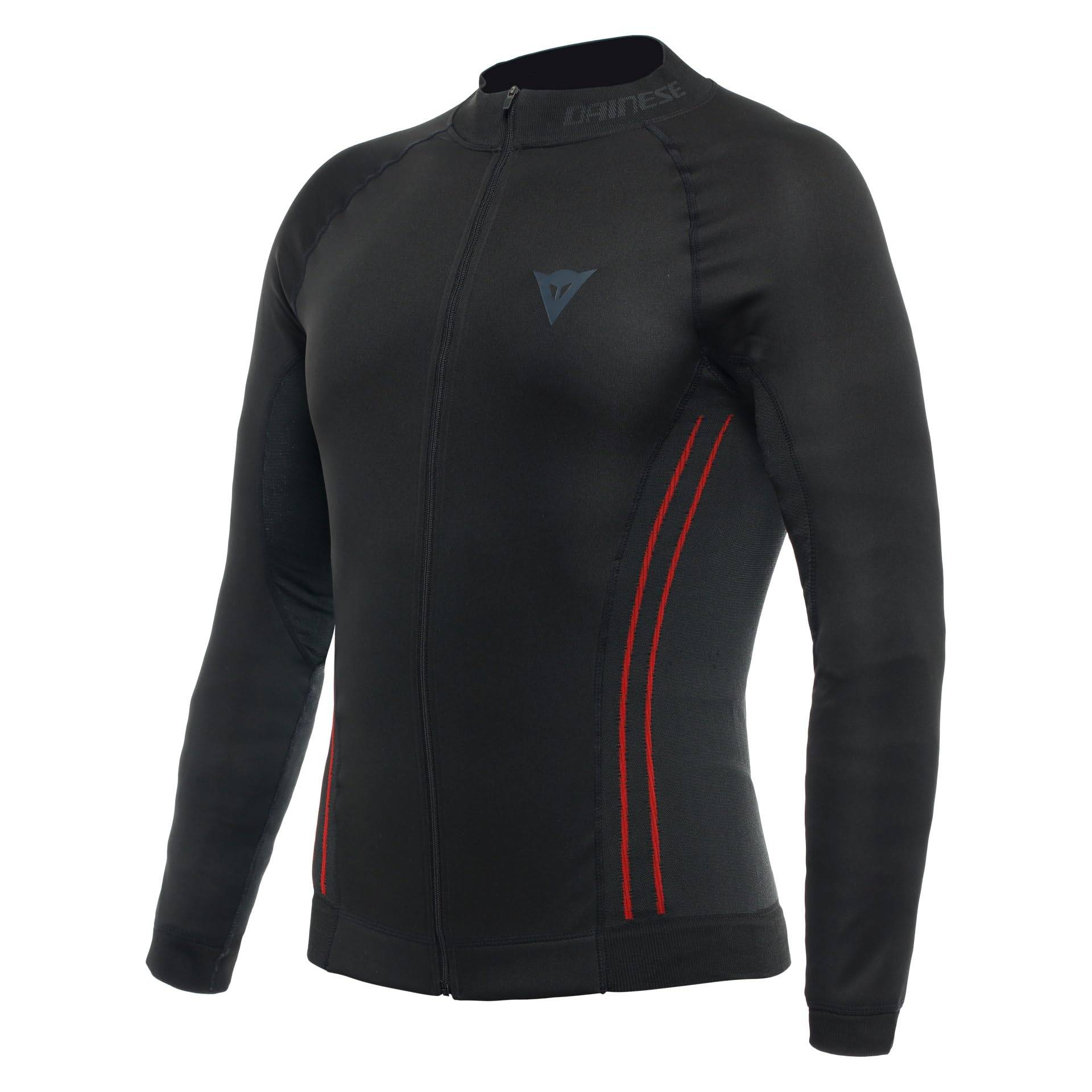 Dainese Herren No Wind Thermo LS Baselayer-Shirt, Schwarz/Rot, M Dainese Herren No Wind Thermo LS Baselayer-Shirt, Schwarz/Rot, M von Dainese