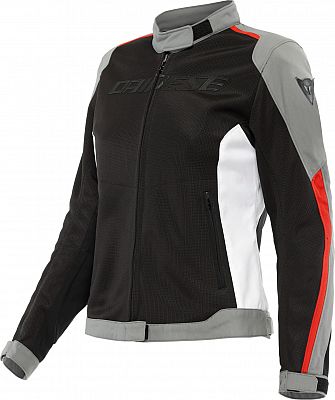 Dainese Hydraflux 2 Air D-Dry, Textiljacke wasserdicht Damen - Schwarz/Grau/Rot/Weiß - 50 von Dainese