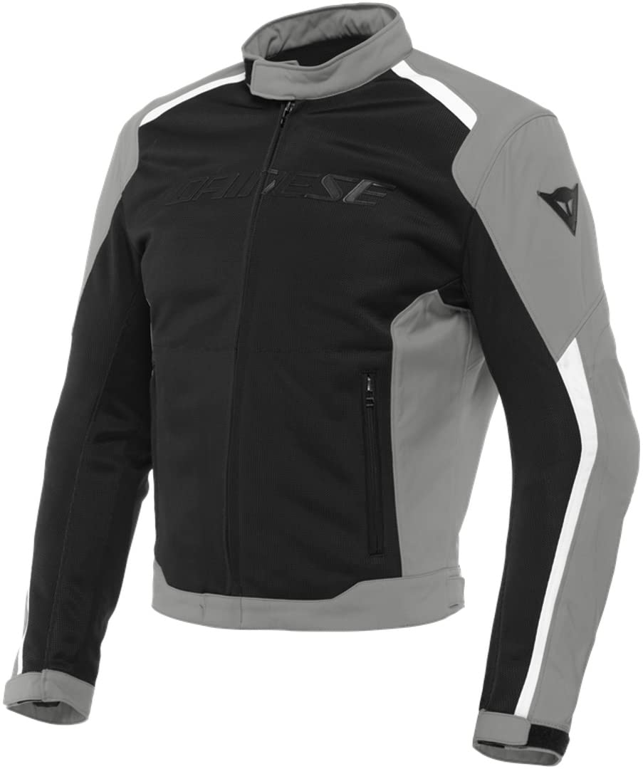 Dainese Hydraflux 2 Air D-Dry Jacket, Motorradjacke Sommer mit Abnehmbarem Wasserdichtem Futter, Herren, Schwarz/Charcoal-Gray, 54 von Dainese