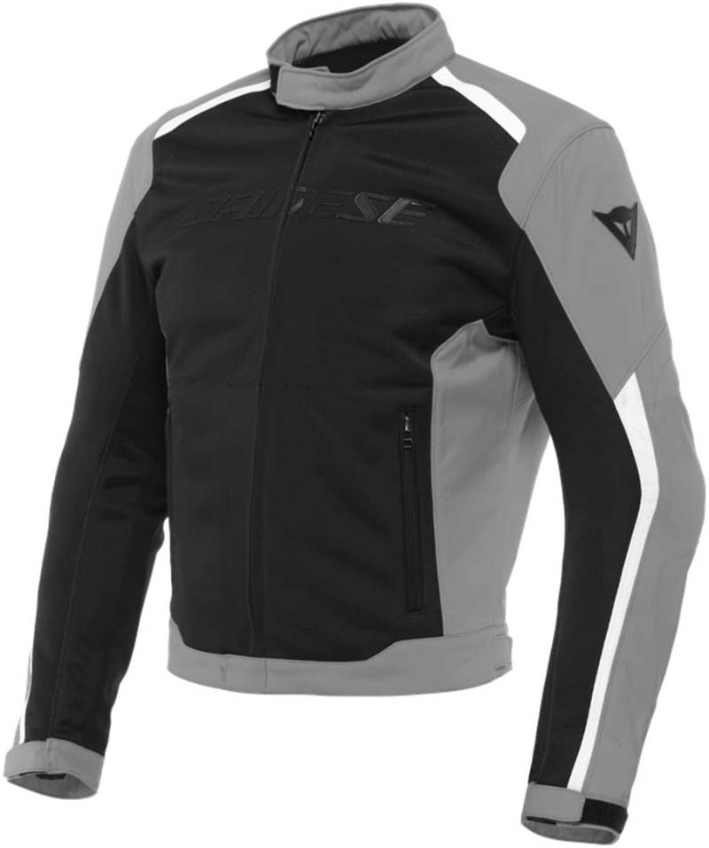 Dainese Hydraflux 2 Air D-Dry Jacket, Motorradjacke Sommer mit Abnehmbarem Wasserdichtem Futter, Herren, Schwarz/Charcoal-Gray, 56 von Dainese