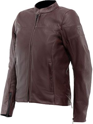 Dainese Itinere, Lederjacke Damen - Dunkelrot - 52 von Dainese