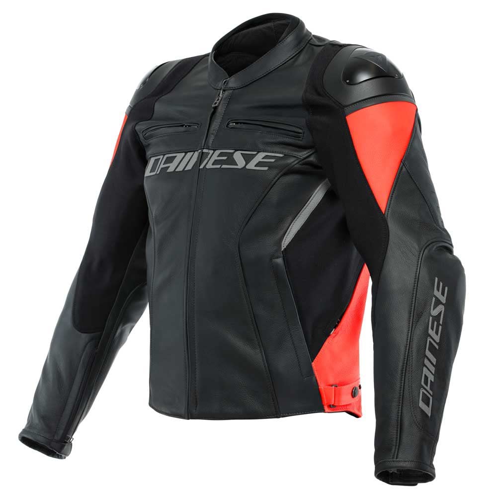 Dainese Kombijacke Lederkombi Motorradjacke m. Protektoren Racing 4 Lederkombijacke schwarz/fluorot 50, Herren, Sportler, Sommer Dainese Kombijacke Lederkombi Motorradjacke m. Protektoren Racing 4 Lederkombijacke schwarz/fluorot 50, Herren, Sportler, Sommer von Dainese