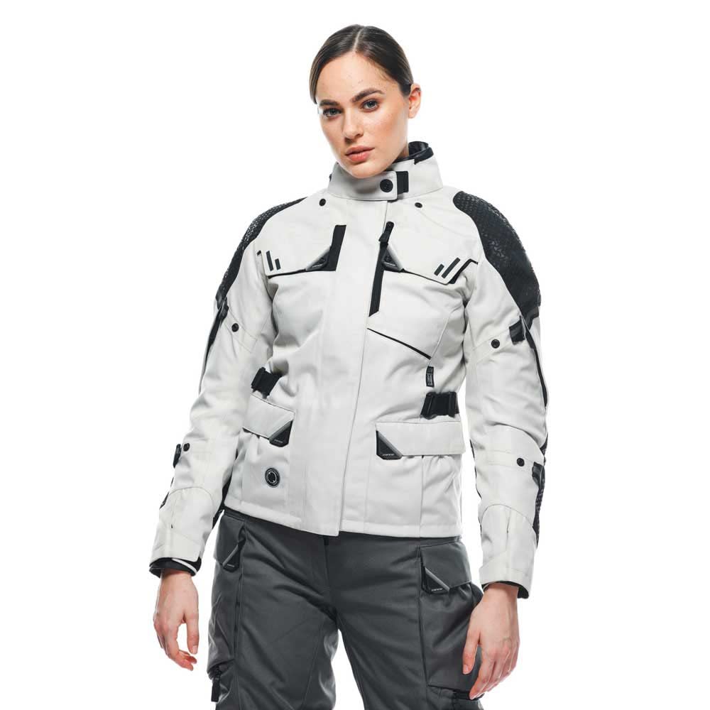 Dainese - Ladakh 3L D Dry Lady Jacket, Wasserdichte Motorrad Touring Jacke, Schulter Und Ellbogenprotektoren, 4 Jahreszeiten, Damen Motorradjacke, Vapor Blau/Schwarz, 40 Dainese - Ladakh 3L D Dry Lady Jacket, Wasserdichte Motorrad Touring Jacke, Schulter Und Ellbogenprotektoren, 4 Jahreszeiten, Damen Motorradjacke, Vapor Blau/Schwarz, 40 von Dainese