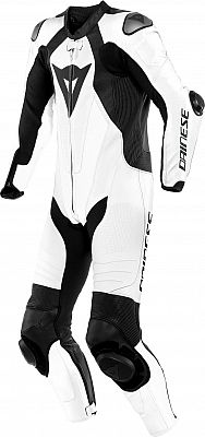 Dainese Laguna Seca 5, Lederkombi 1tlg. perforiert - Weiß/Schwarz - 48 von Dainese