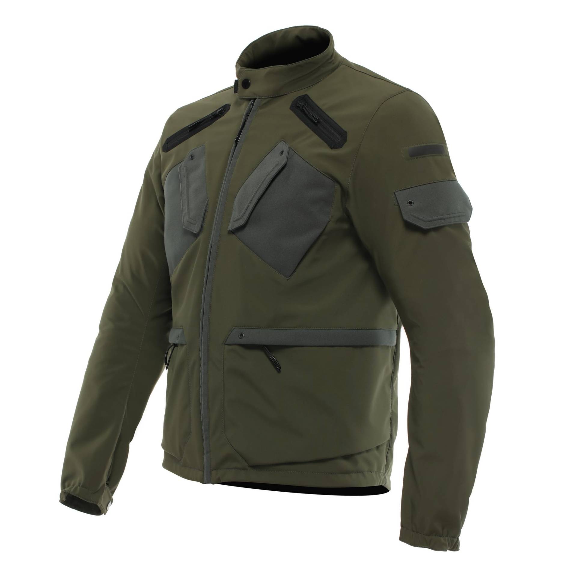 Dainese - Lario Tex Jacket, Urbane Motorradjacke, mit abnehmbaren Protektoren, belüfteter Stoff, Mann, Grün, 48 Dainese - Lario Tex Jacket, Urbane Motorradjacke, mit abnehmbaren Protektoren, belüfteter Stoff, Mann, Grün, 48 von Dainese