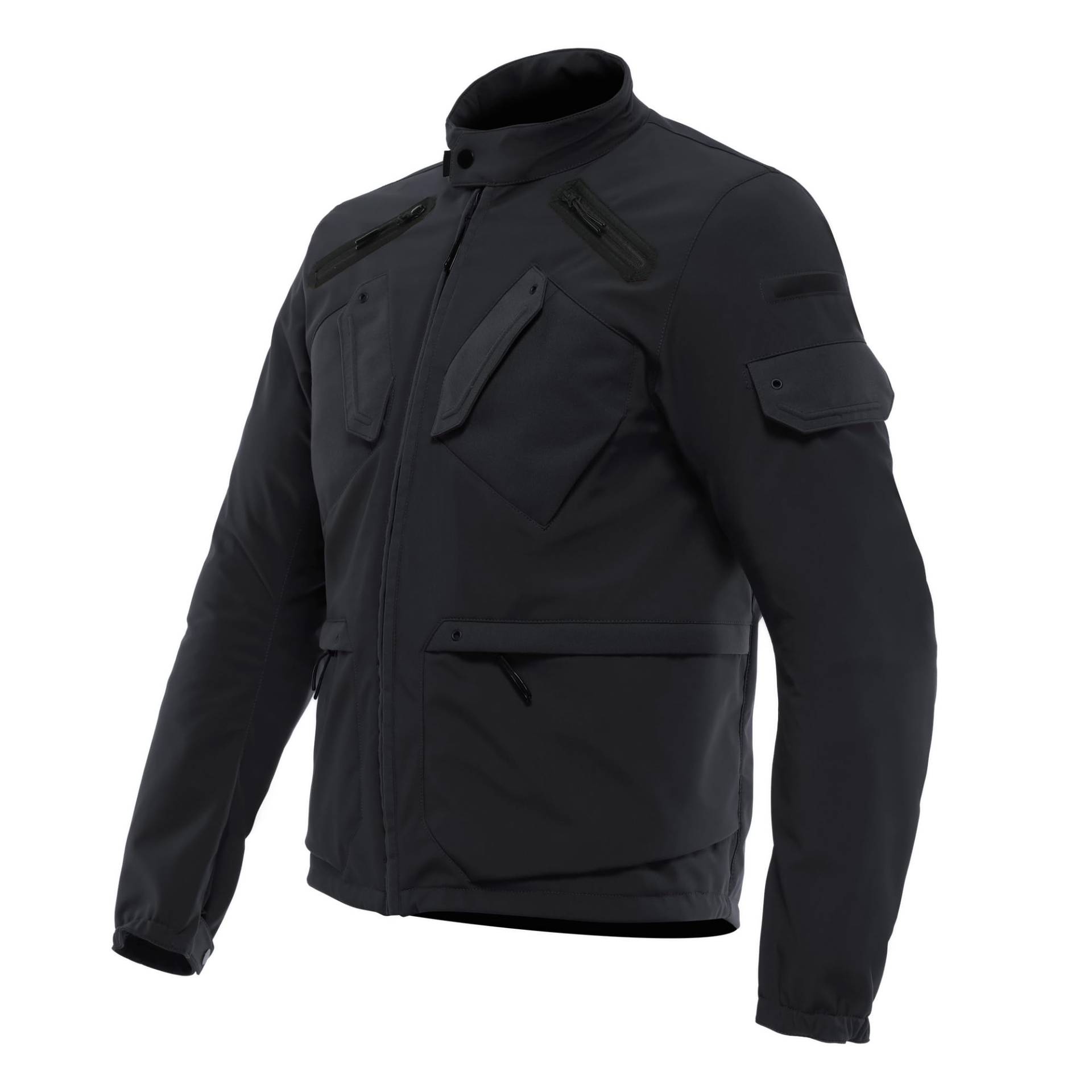 Dainese - Lario Tex Jacket, Urbane Motorradjacke, mit abnehmbaren Protektoren, belüfteter Stoff, Mann, Schwarz, 52 Dainese - Lario Tex Jacket, Urbane Motorradjacke, mit abnehmbaren Protektoren, belüfteter Stoff, Mann, Schwarz, 52 von Dainese