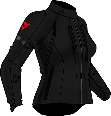 Dainese Mangen Absøluteshell, Textiljacke wasserdicht Damen - Schwarz/Schwarz - 40 Dainese Mangen Absøluteshell, Textiljacke wasserdicht Damen - Schwarz/Schwarz - 40 von Dainese
