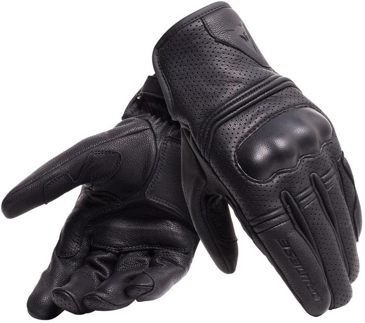 Dainese - Corbin Air Unisex Gloves, Motorradhandschuhe Herren und Damen, Handschuhe Moto aus 100% Schafsleder, Weich, Widerstandsfähig mit Knöchelschutz und Verstärkter Handfläche, Schwarz von Dainese