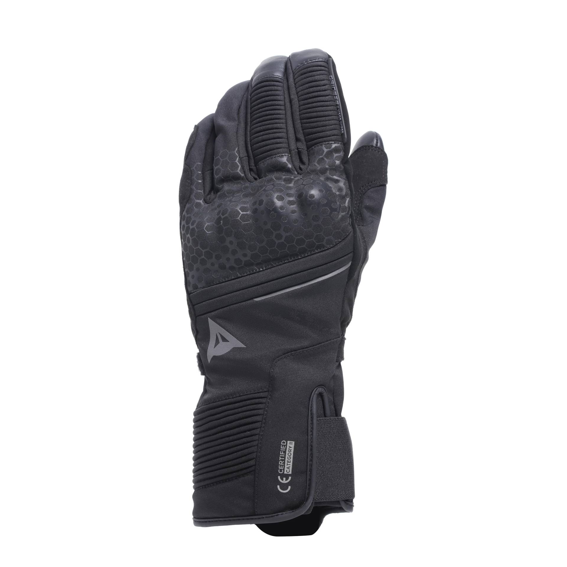 Dainese - Tempest 2 D-Dry® Long Gloves, Winter-Motorradhandschuhe, Touring, wasserdicht, Touchscreen, Mann, Schwarz, M von Dainese