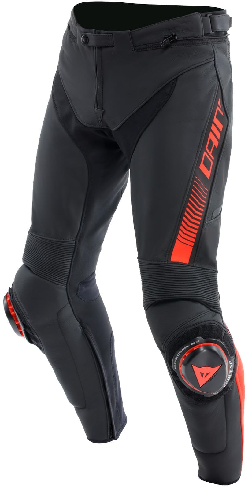 Dainese Motorradhose Super Speed Lederhose Stiefelhose, Black/RED-Fluo, 48 Dainese Motorradhose Super Speed Lederhose Stiefelhose, Black/RED-Fluo, 48 von Dainese