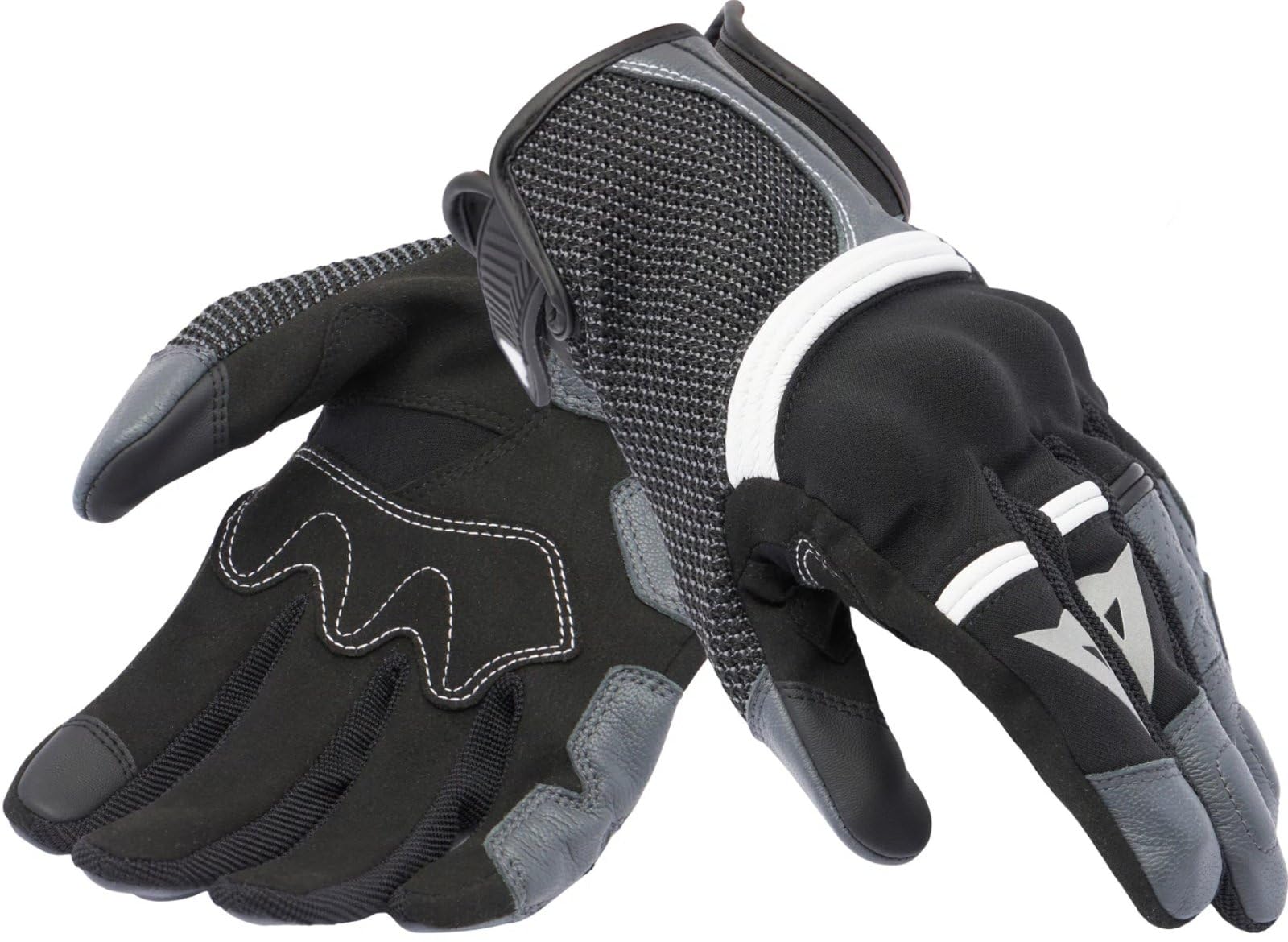 Dainese - Namib Gloves, Sommer Motorradhandschuhe, mit elastischem und belüftetem Stoff, Touchscreen, Mann, Schwarz/Eisengrau, S Dainese - Namib Gloves, Sommer Motorradhandschuhe, mit elastischem und belüftetem Stoff, Touchscreen, Mann, Schwarz/Eisengrau, S von Dainese