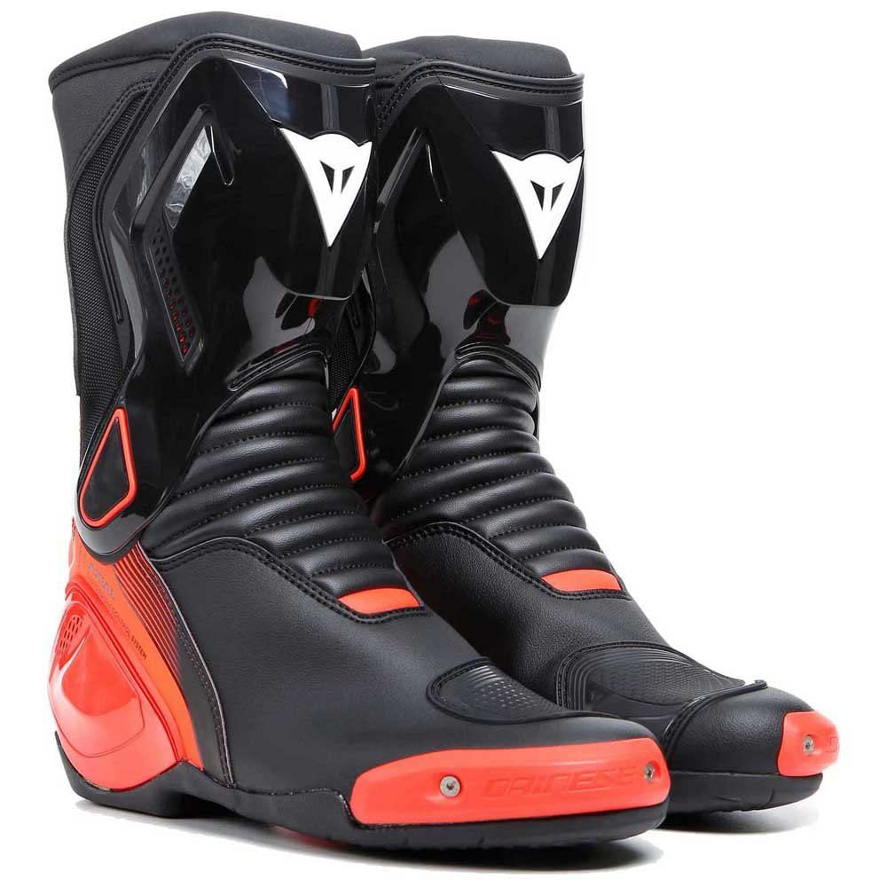Dainese - Nexus 2 Boots, Motorrad Sportstiefel, Anti Verletzungs System, Knöchelschutz, Austauschbare Schieber, Herrenstiefel, Schwarz/Fluo Rot, 42 Dainese - Nexus 2 Boots, Motorrad Sportstiefel, Anti Verletzungs System, Knöchelschutz, Austauschbare Schieber, Herrenstiefel, Schwarz/Fluo Rot, 42 von Dainese