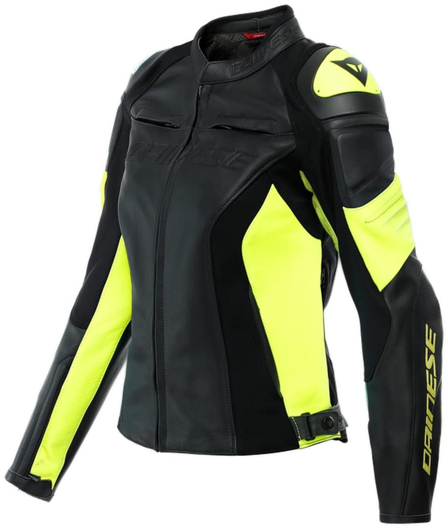 Dainese Racing 4 Damen Motorrad Lederjacke Schwarz/Gelb 46 Dainese Racing 4 Damen Motorrad Lederjacke Schwarz/Gelb 46 von Dainese