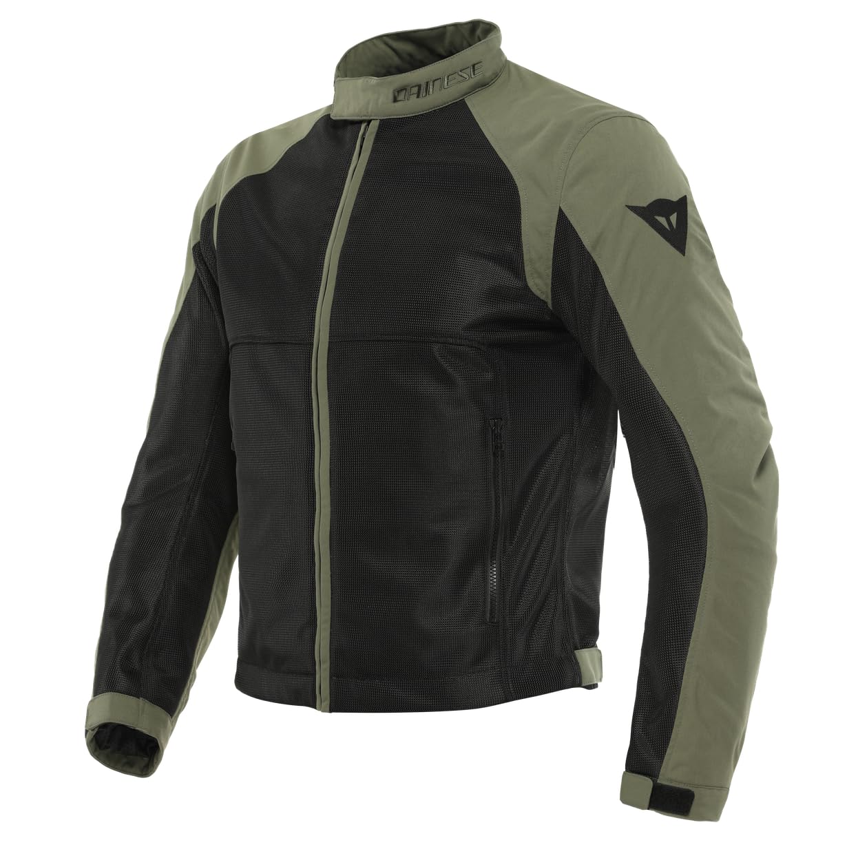 Dainese - Sevilla Air Tex Jacke, Sommer-Motorradjacke für Herren, atmungsaktive und leichte Jacke mit perforiertem Mesh für maximale Bewegungsfreiheit, Schwarz/Dunkelgrün Dainese - Sevilla Air Tex Jacke, Sommer-Motorradjacke für Herren, atmungsaktive und leichte Jacke mit perforiertem Mesh für maximale Bewegungsfreiheit, Schwarz/Dunkelgrün von Dainese