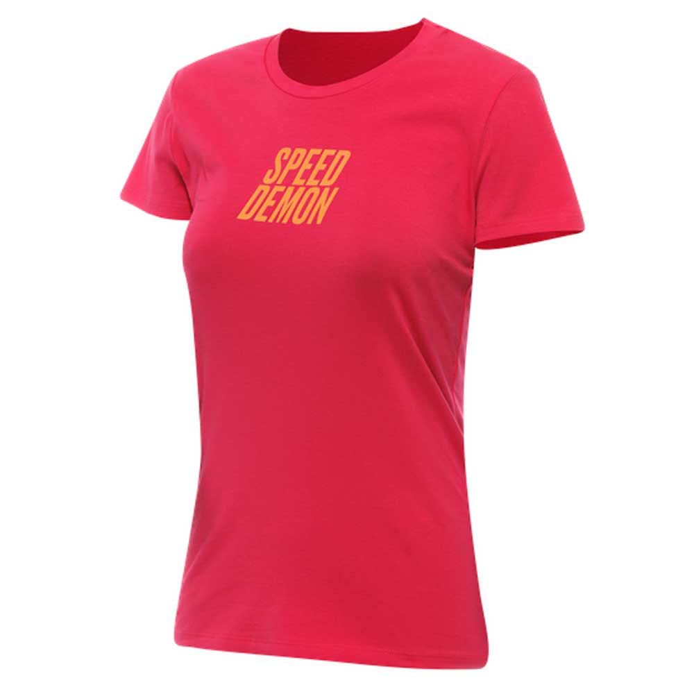 Dainese - Speed Demon Veloce T-Shirt Wmn, Freizeit-T-Shirt mit Rundhalsausschnitt, Frau, Helle Rose, S Dainese - Speed Demon Veloce T-Shirt Wmn, Freizeit-T-Shirt mit Rundhalsausschnitt, Frau, Helle Rose, S von Dainese