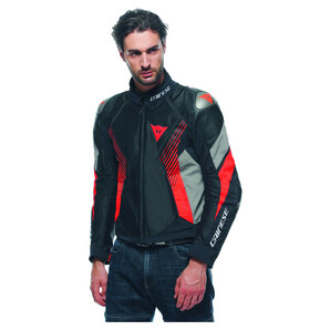 Dainese Super Rider 2  Absøluteshell Textiljacke Schwarz Grau Rot von Dainese