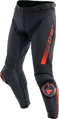Dainese Super Speed, Lederhose - Schwarz/Neon-Rot - 48 Dainese Super Speed, Lederhose - Schwarz/Neon-Rot - 48 von Dainese
