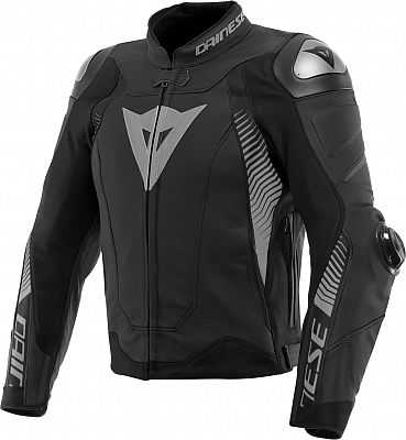 Dainese Super Speed 4, Lederjacke - Matt-Schwarz/Grau - 50 von Dainese