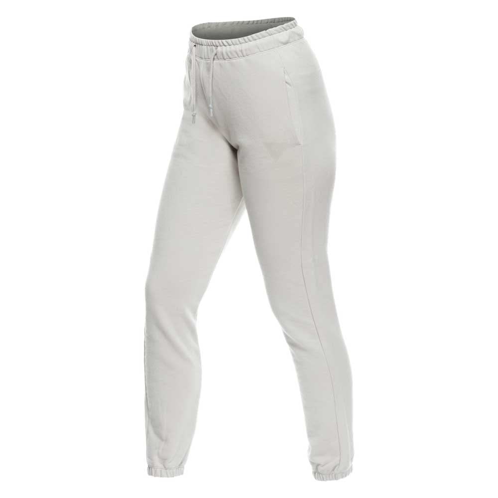 Dainese - Sweatpant Logo Lady, Damen Motorradhose, Baumwoll Trainingsanzug, Logo, Hell Grau, XL von Dainese