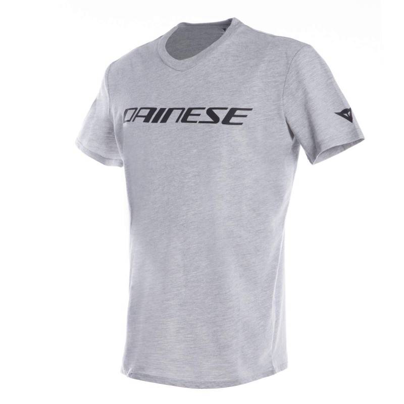 Dainese - Herren Motorrad T-Shirt mit Kurzen Ärmeln, Trikot für Erwachsene aus 100% Baumwolle Logo, Weich und Frisch, Klassisches Motorrad T-Shirt, Haltbarer Druck, Grau/Schwarz von Dainese