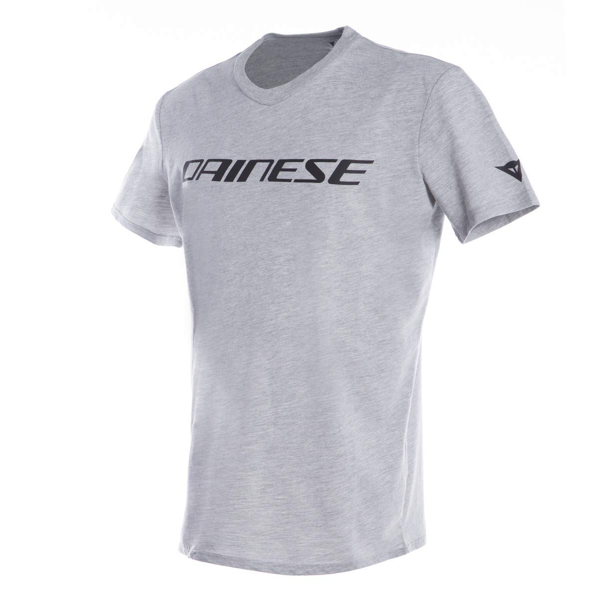 Dainese - Herren Motorrad T-Shirt mit Kurzen Ärmeln, Trikot für Erwachsene aus 100% Baumwolle Logo, Weich und Frisch, Klassisches Motorrad T-Shirt, Haltbarer Druck, Grau/Schwarz Dainese - Herren Motorrad T-Shirt mit Kurzen Ärmeln, Trikot für Erwachsene aus 100% Baumwolle Logo, Weich und Frisch, Klassisches Motorrad T-Shirt, Haltbarer Druck, Grau/Schwarz von Dainese
