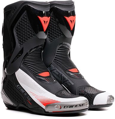 Dainese Torque 4 Air, Stiefel - Schwarz/Weiß/Neon-Rot - 46 EU von Dainese