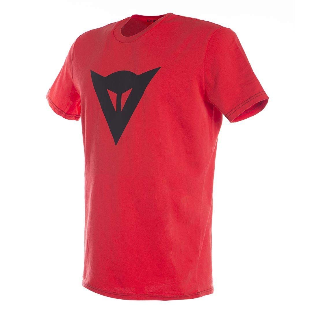 Dainese - Speed Demon T-Shirt, Dainese Herren T-Shirt mit Kurzen Ärmeln, Trikot mit Speed Demon Logo für Erwachsene, aus 100% Baumwolle, Weich und Cool, Klassischen Stil, Rot/Schwarz von Dainese