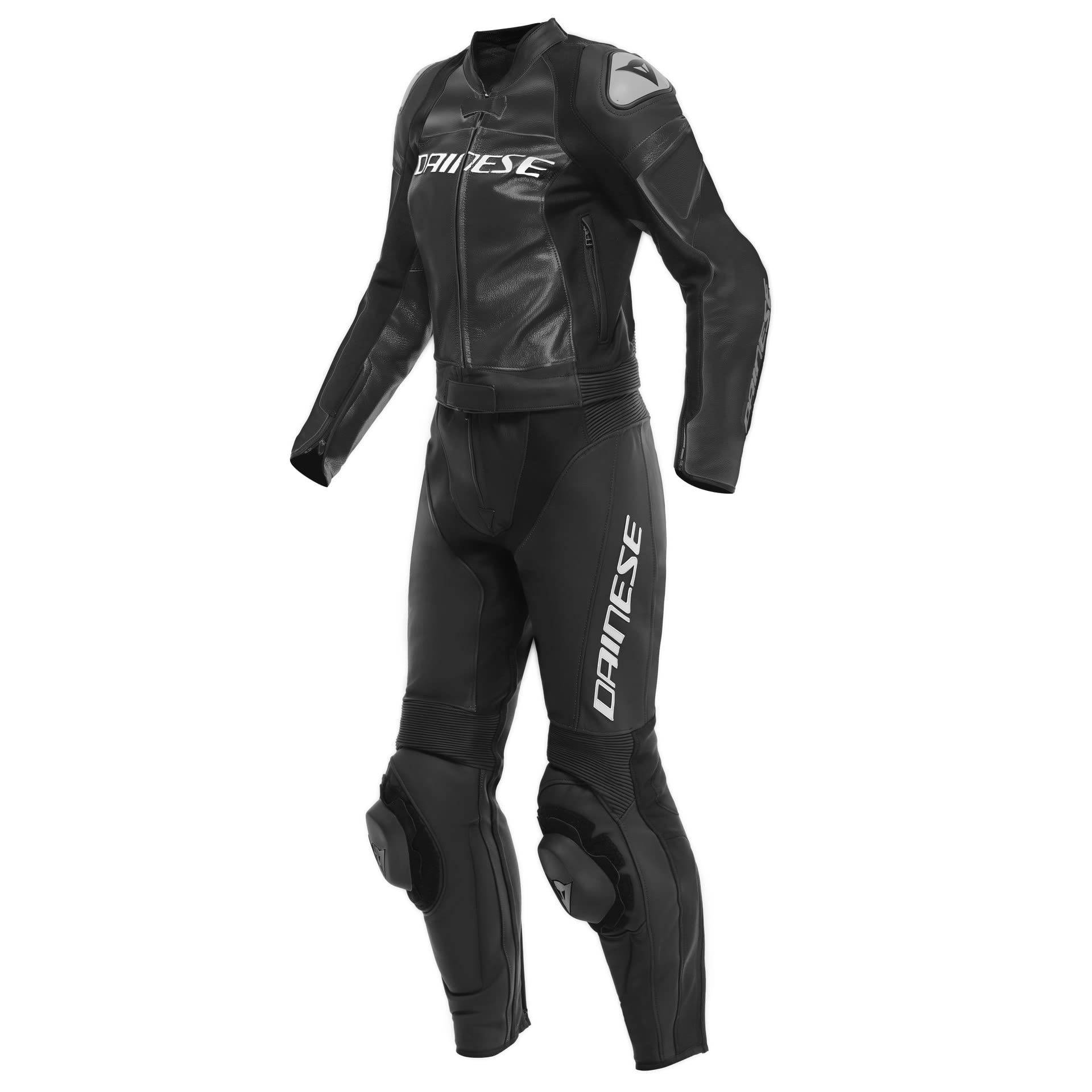 Dainese zweiteiler Lederkombi Mirage Lady 2PC Damen Motorradanzug Motorradkombi, BLACK/BLACK/WHITE, 106 Dainese zweiteiler Lederkombi Mirage Lady 2PC Damen Motorradanzug Motorradkombi, BLACK/BLACK/WHITE, 106 von Dainese