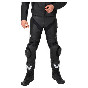 Delta 3 Lederhose Schwarz Weiss Dainese von Dainese