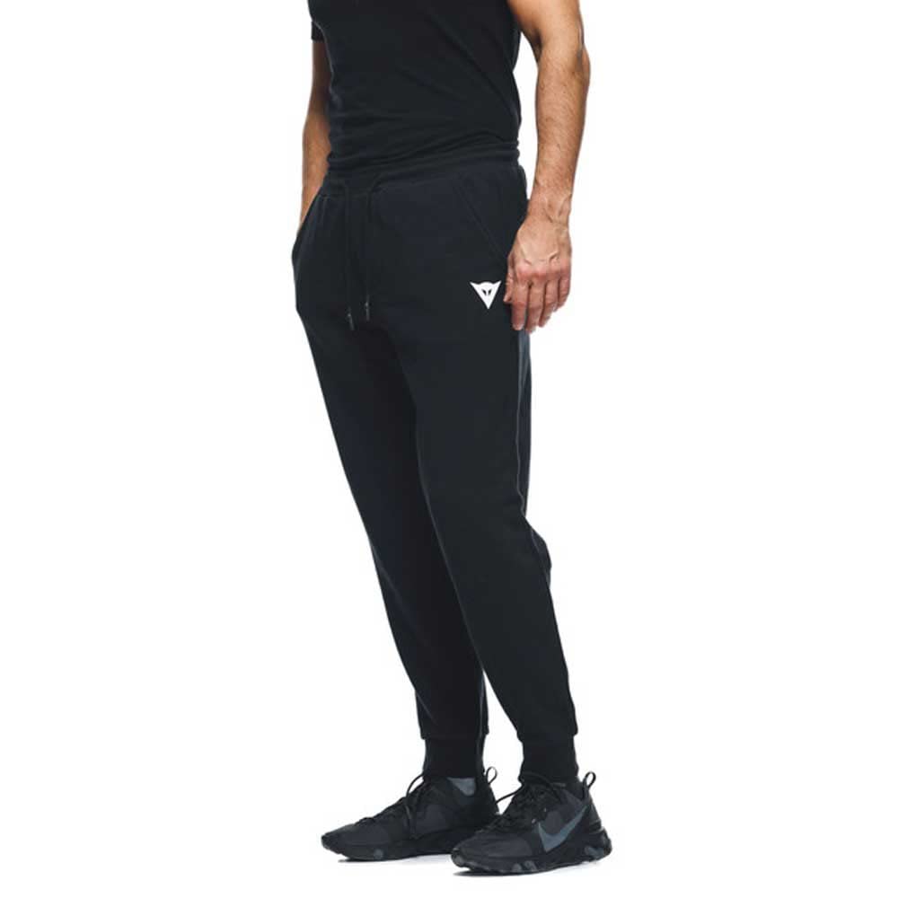 Dainese - Sweatpant Logo, Herren Motorrad Sporthose, Baumwoll Trainingsanzug, Logo, Schwarz/Weiß, L Dainese - Sweatpant Logo, Herren Motorrad Sporthose, Baumwoll Trainingsanzug, Logo, Schwarz/Weiß, L von Dainese